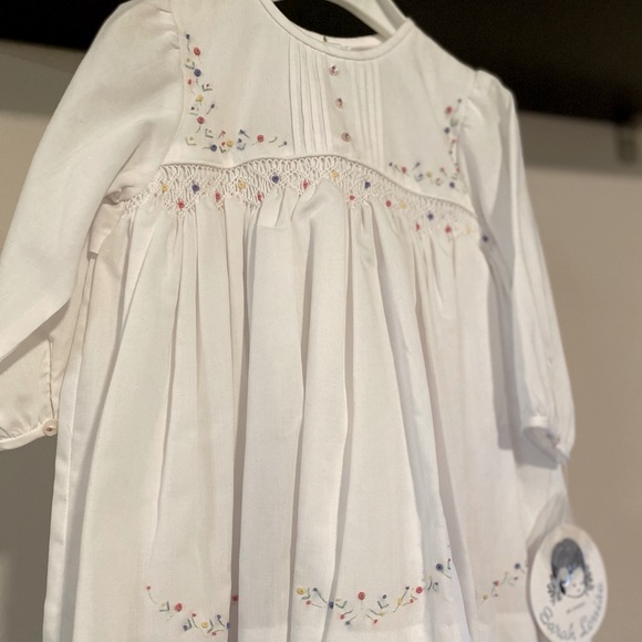 Comfortable Floral Baptismal/Christening Dress - Picture 3 of 6